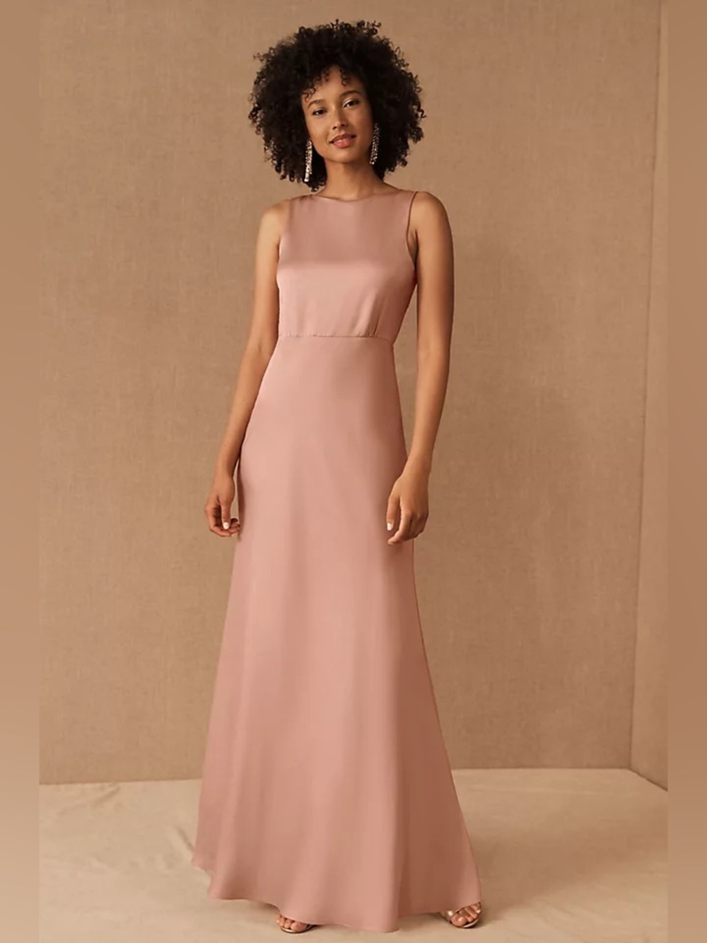 BHLDN Formal Dress Gown Bridesmaid Wedding Guest Homecoming Prom Black Tie Sz 10